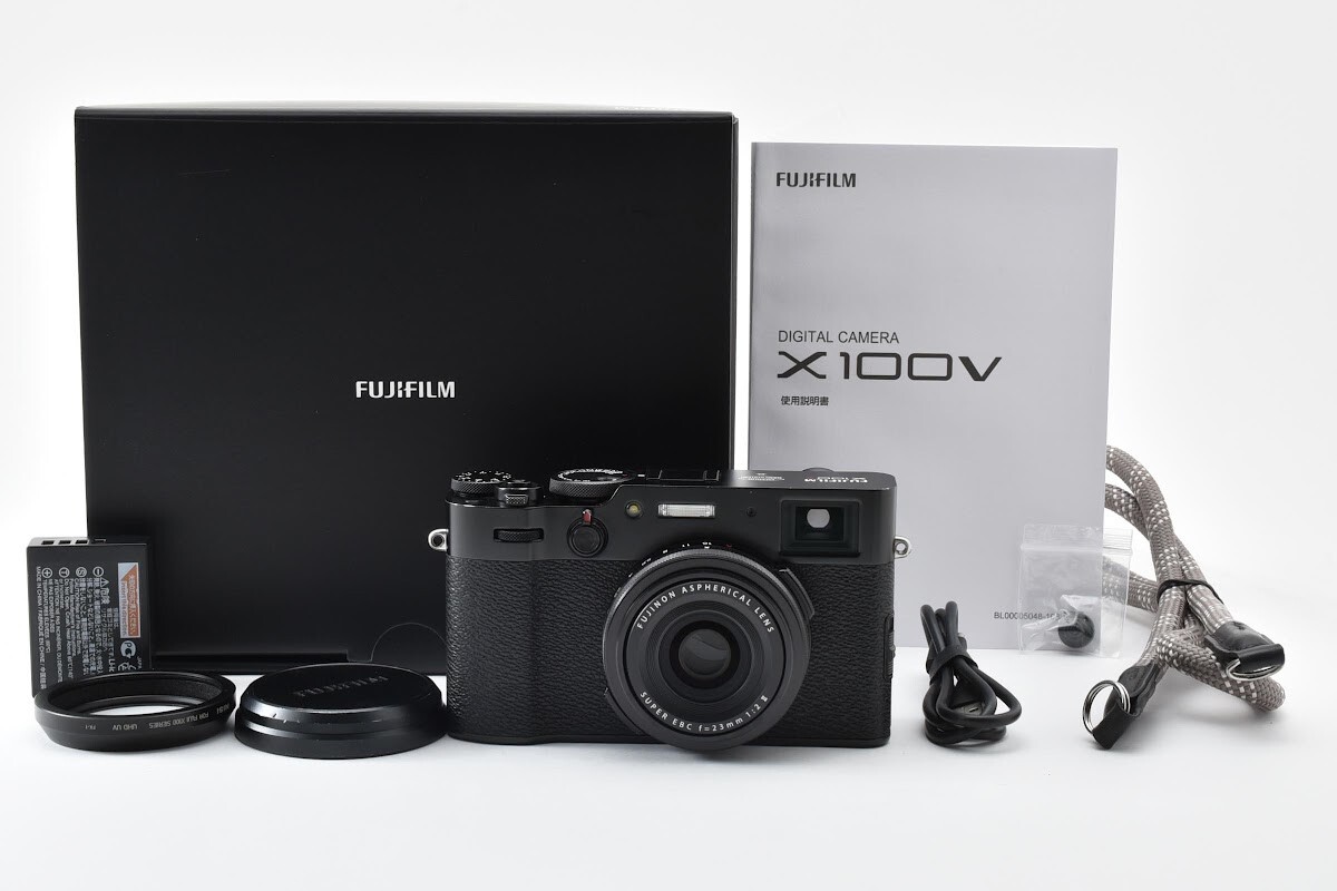 シャッター回数1,901回！★美品★ FUJIFILM X100V 富士フイルム コンパクトデジタルカメラ #008922 #92002