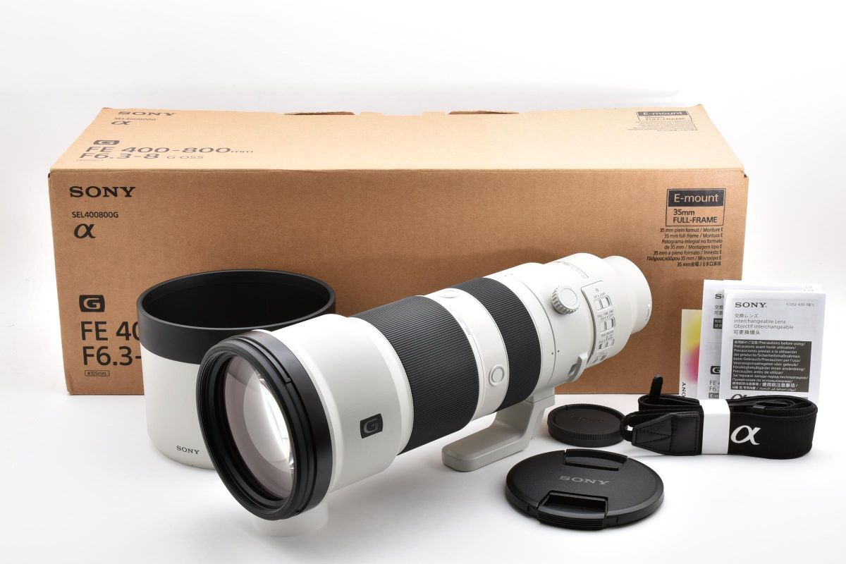 ★極上品★ SONY FE 400-800mm F6.3-8 G OSS Gレンズ SEL400800G ソニー ズームレンズ #005992 #94002-2