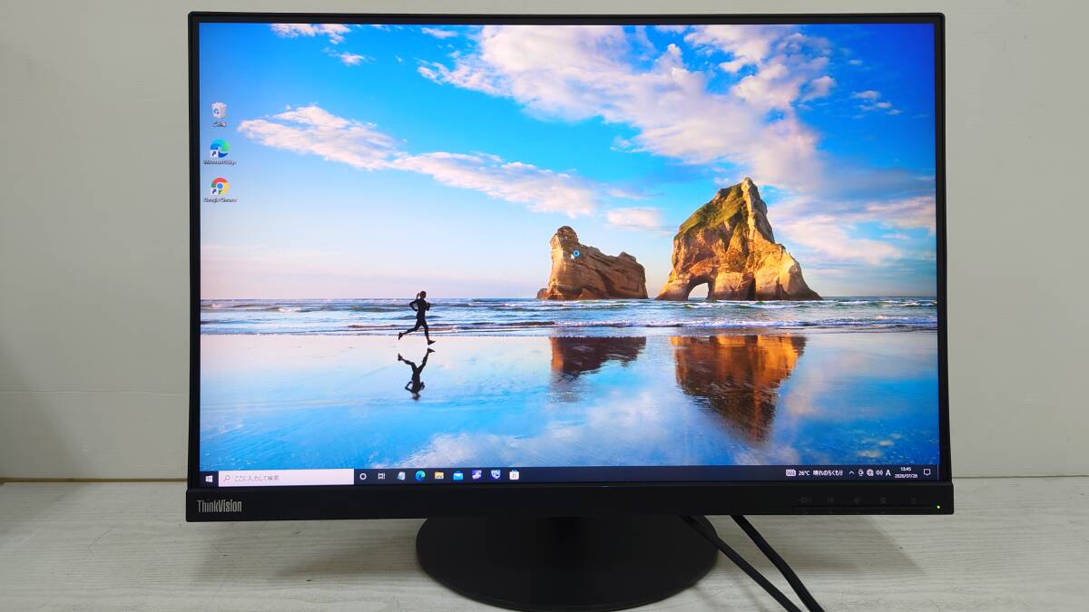 【美品】Lenovo ThinkVision T24d-10 61B4-MAR1-WW 24型 液晶モニタ フルHD (1920x1080) D-sub/HDMI/DisplayPort 動作品