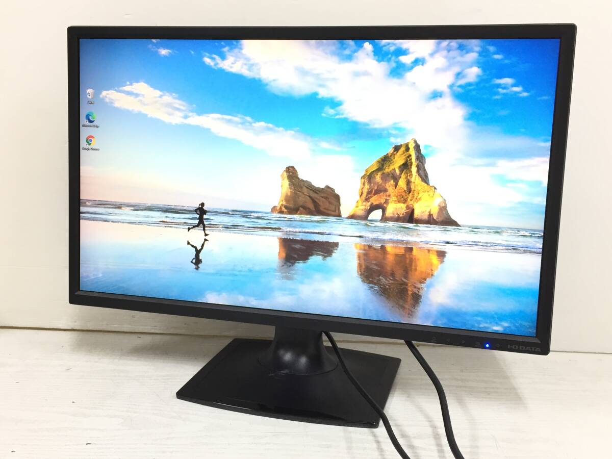 〇【良品】I-O DATA アイ・オー・データ LCD-AD243EDSB 23.8インチ 液晶モニター フルHD (1920x1080) DVI/D-SUB 動作品