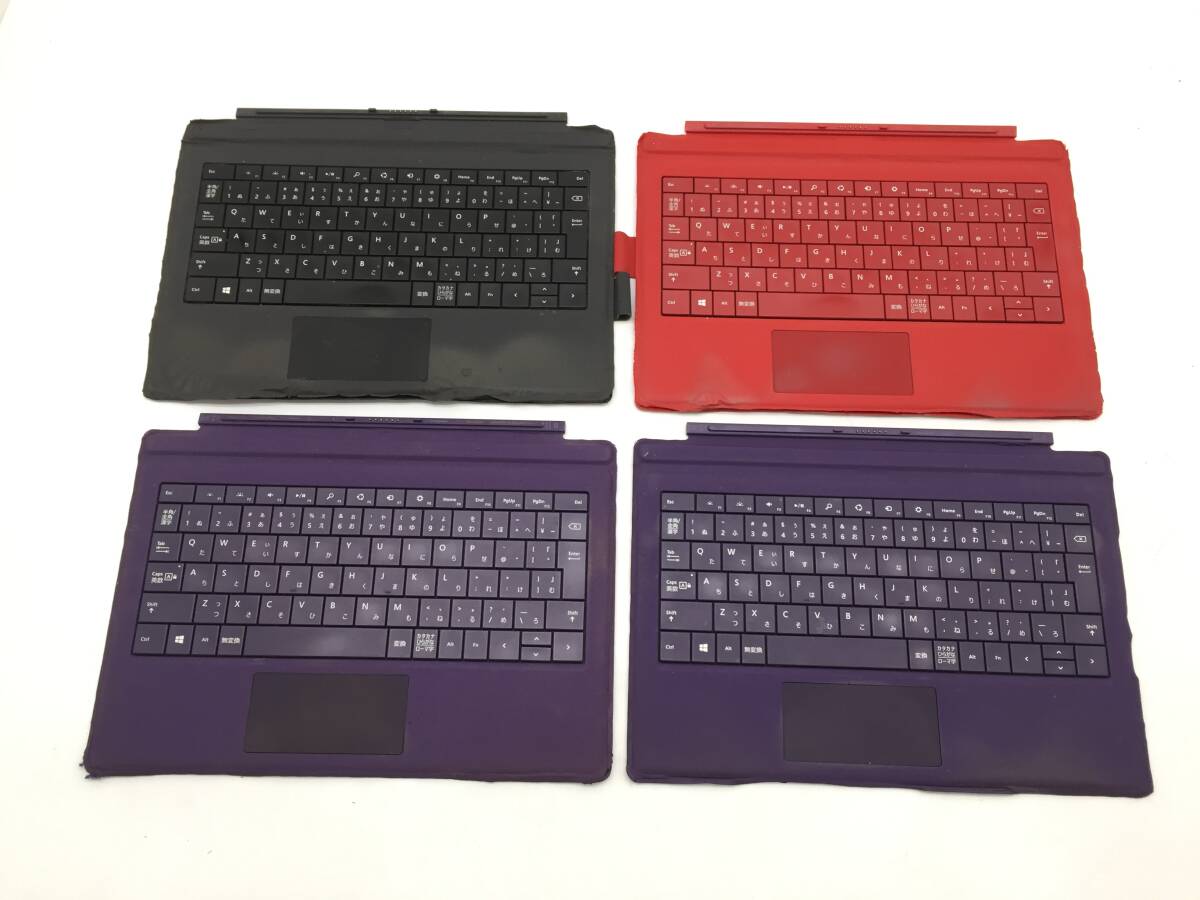 〇【4台セット】Microsoft Surface Pro 純正キーボード タイプカバー Model:1644 動作品