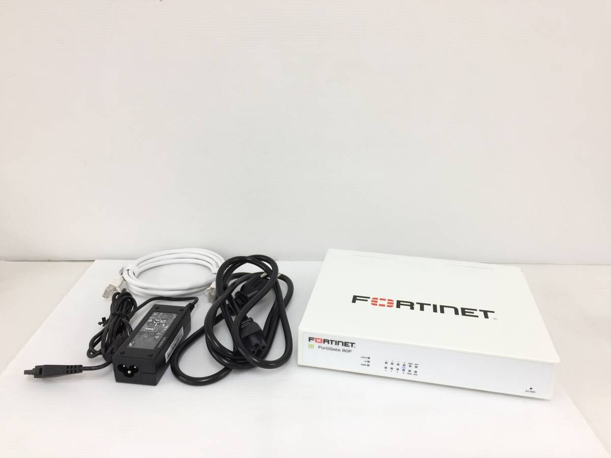 〇Fortinet Fortigate-80F FG-80F ファイアウォール 動作品