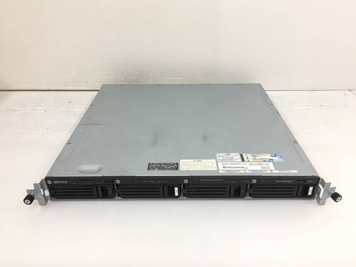 〇BUFFALO バッファロー WS5400R0404WR2 NAS ネットワークHDD ケースのみ HDD無し 通電確認