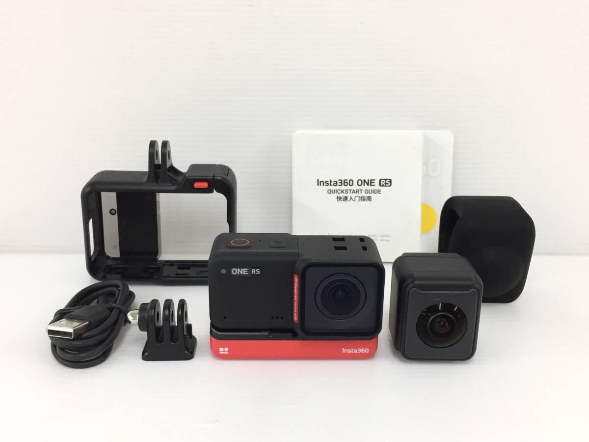 〇 Insta360 ONE RS ツイン版 アクションカメラ 動作品