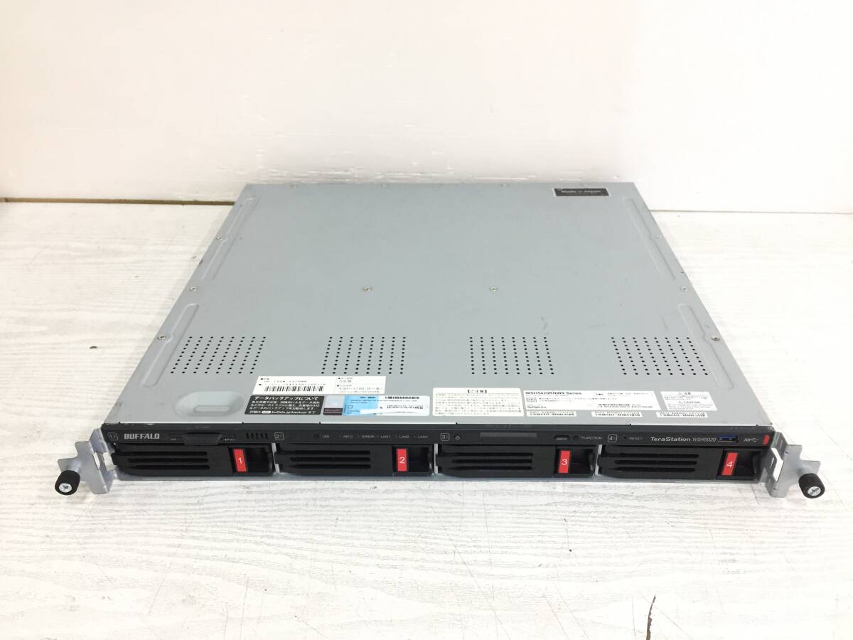 〇 BUFFALO バッファロー TeraStation WSH5420RN08W9 NAS ネットワークHDD ケースのみ HDD無し 通電確認