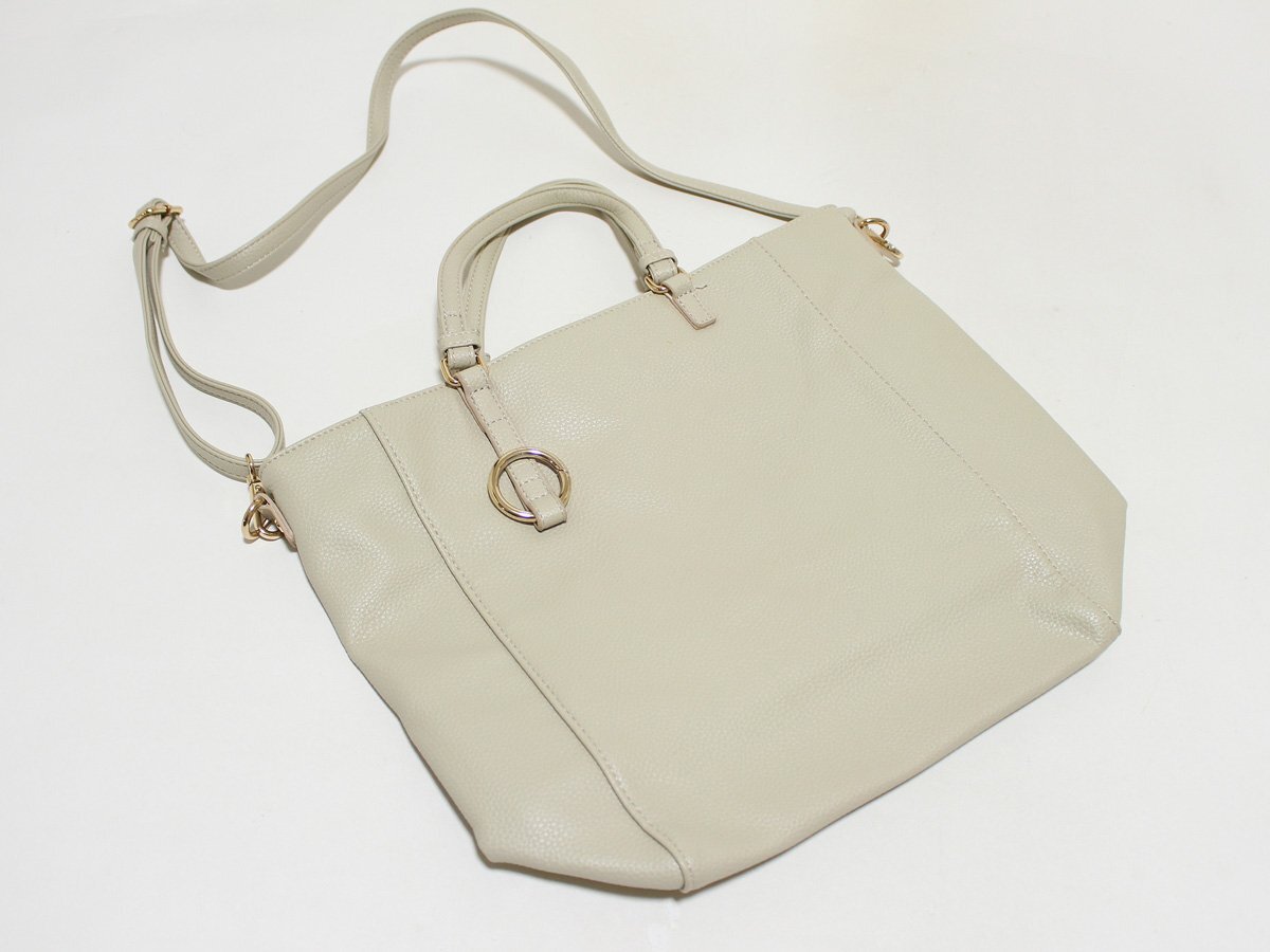 AFTERNOONTEA WARDROBE サザビー フェイクレザー ハンドショルダーバッグ