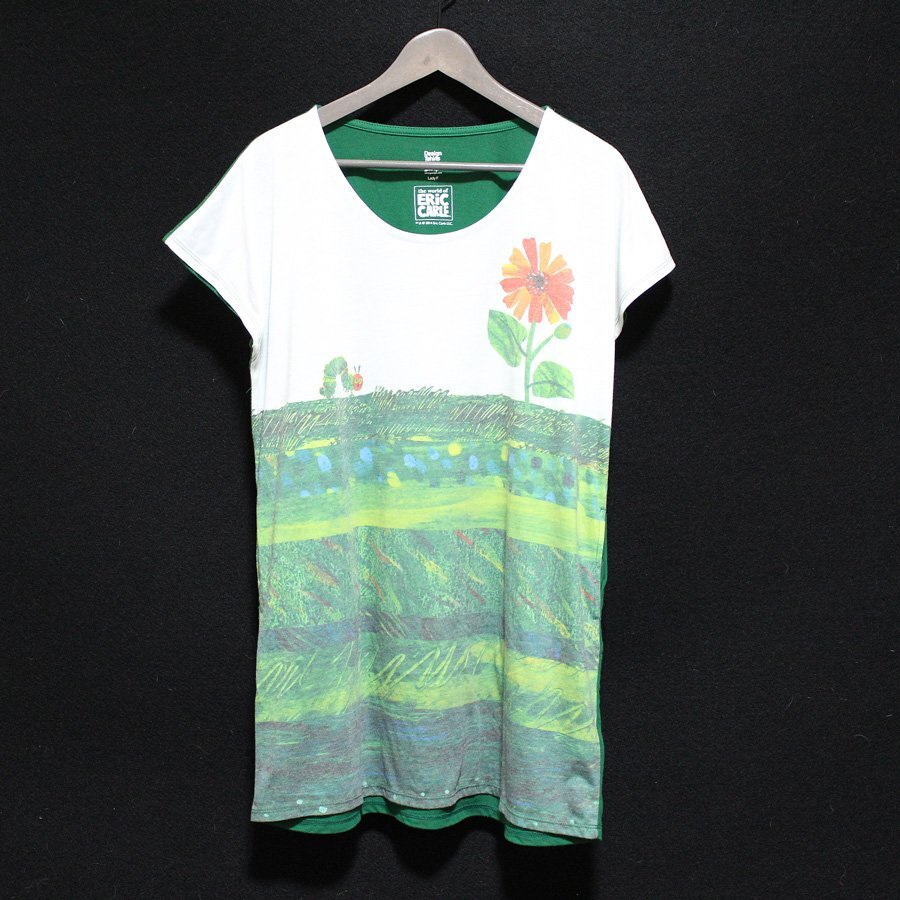 Design Tshirts Store graniph グラニフ はらぺこあおむし そでなし ロングチュニック Tシャツ トップス