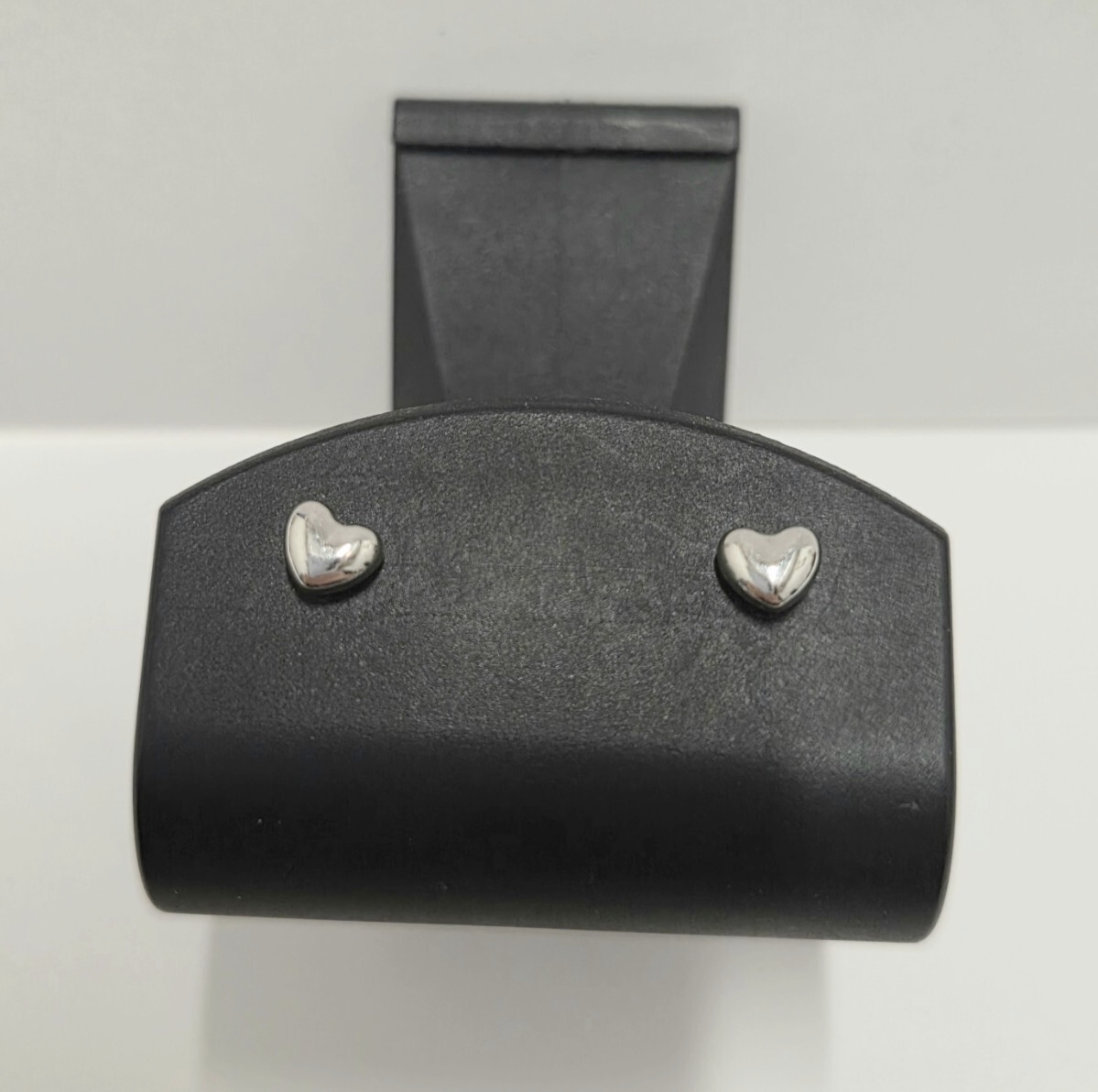新品☆K14(14金)ホワイトゴールドぷっくりハート ピアス 