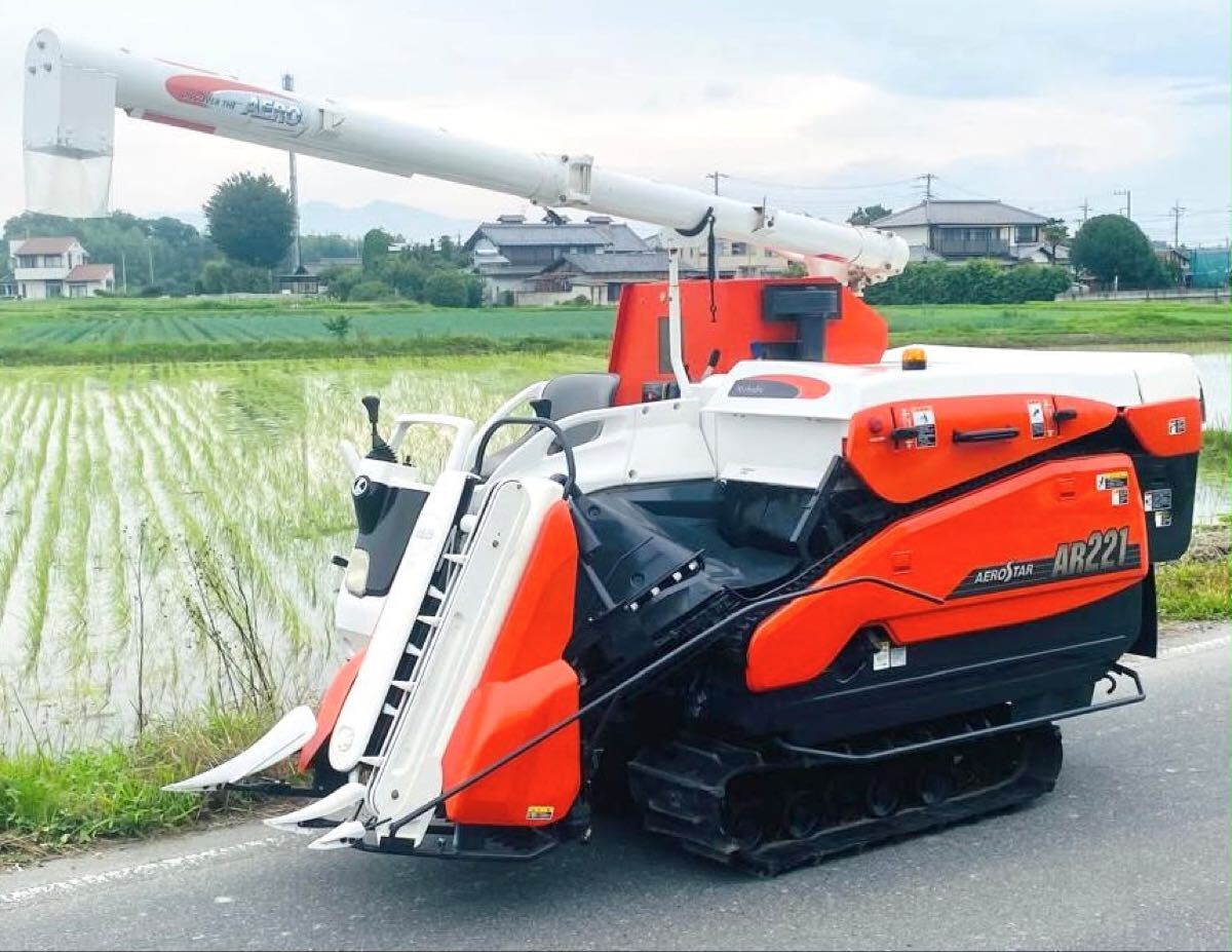 ★ ★クボタコンバイン★ AR２２１★21馬力★2条刈★アフー196h ★デバイダ付き★ ★埼玉県★ 引取可★ 