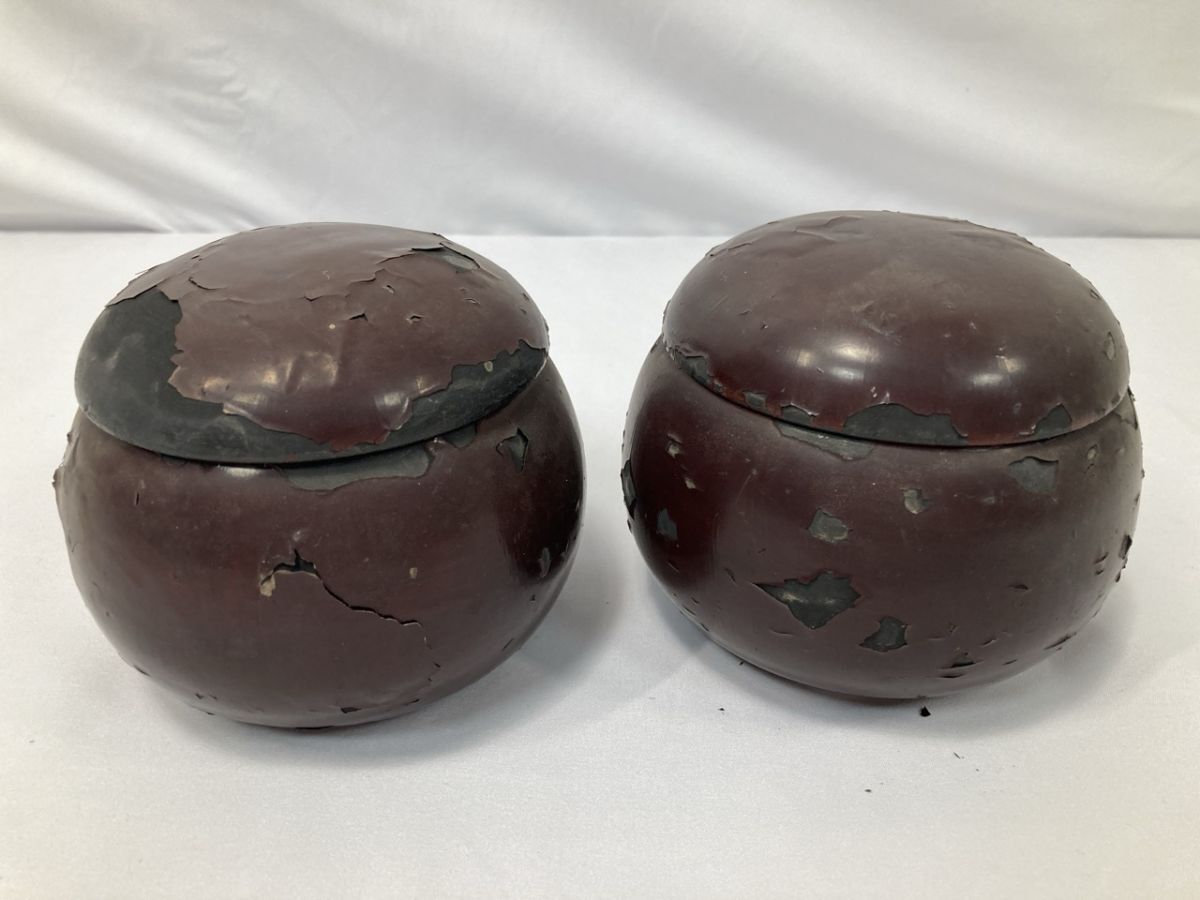 ・【ジャンク品】 碁石 蛤碁石 那智黒 ハマグリ