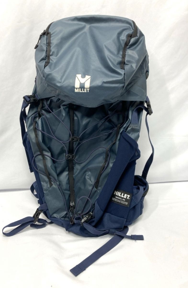・MILLET ミレー バックパック WANAKA 30L ネイビーブルー系