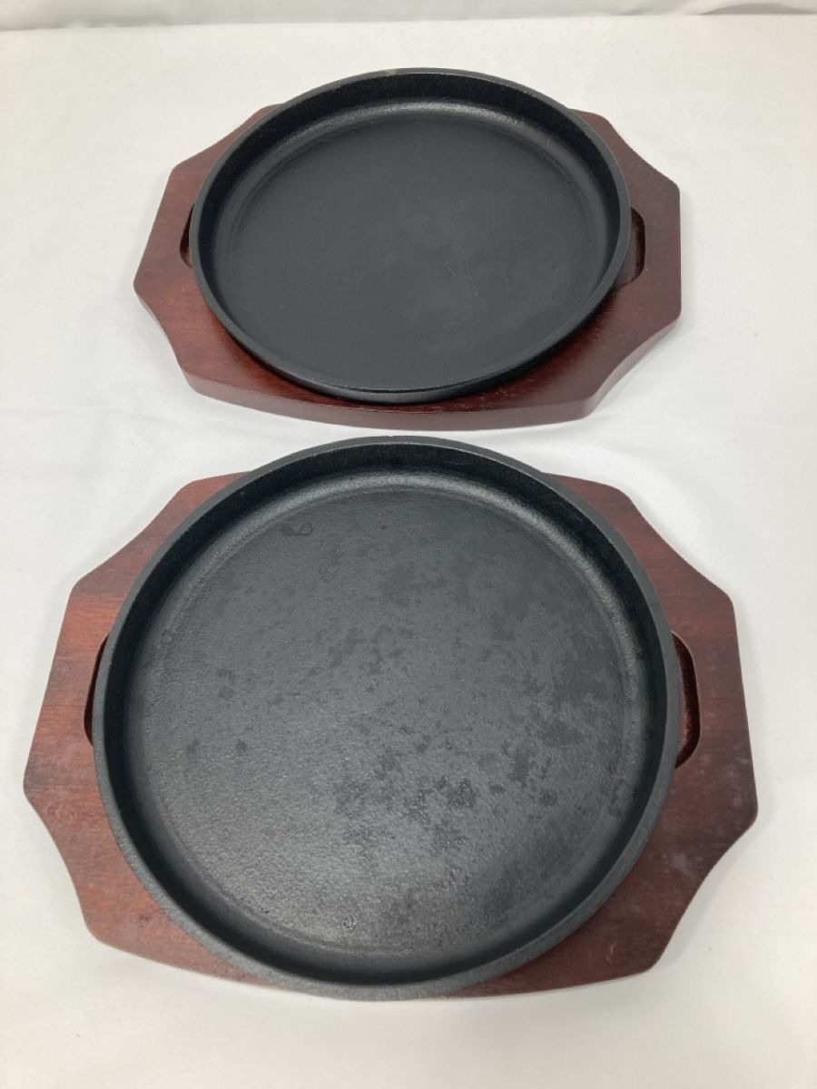 ・トキワ ステーキ皿 22CM 鉄製 2セット