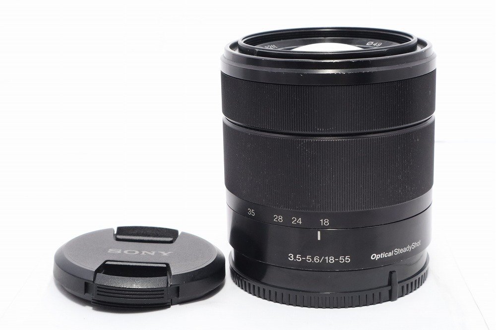 並品　ソニー SEL1855 E18-55mm F3.5-5.6 OSS ブラック　SONY