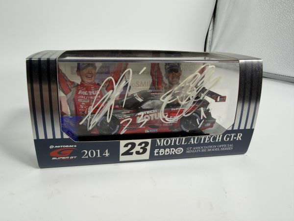 MOTUL AUTECH GT-R Champion Car #23 Super GT500 2014 サイン入りEBBRO 1/43