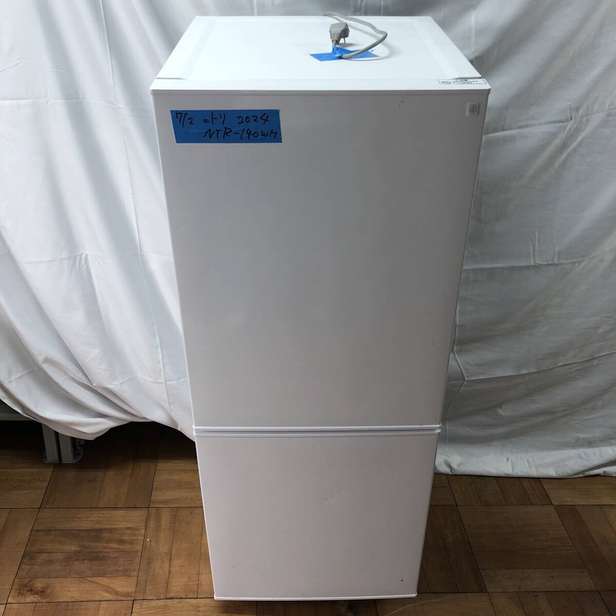 【売り切り】NITORI　ノンフロン冷凍冷蔵庫　2024年製　NTR-140WH　H