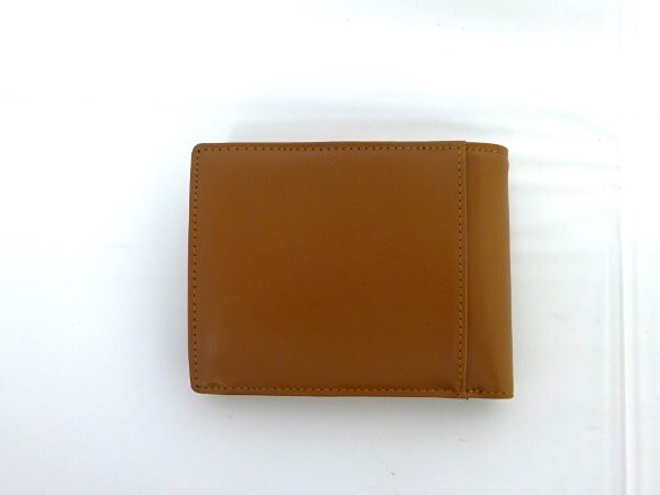 1円スタート Bluesay 財布 メンズ 2つ折り 栃木レザー 本革 質感 上品 高級感 大容量 カード収納可能 片手開閉可能 ブラウン A14416/BP