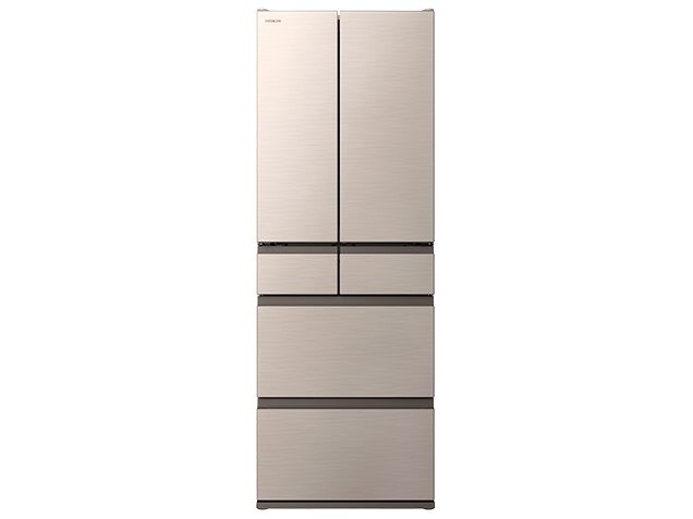 1円スタート 訳有 日本製 HITACHI 日立 冷蔵庫 540L HWタイプ R-HW54V まんなか冷凍 特鮮氷温ルーム 自動製氷 ライトゴールド D1994/ZK
