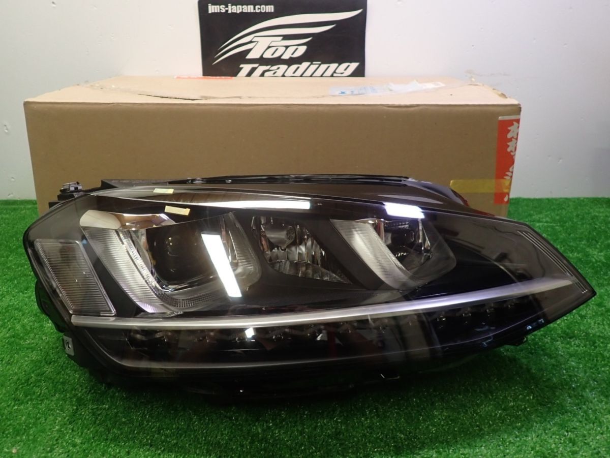L8043vc VolksWagen純正 ゴルフ7 R 5G/AU 前期 右キセノンヘッドライト ツブツブLEDウィンカー 5G2941754D (5G2941754D) 適合確認可能