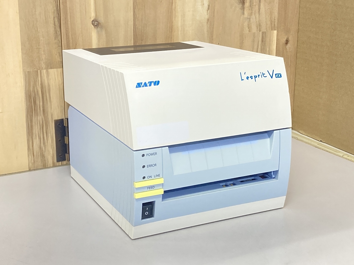 SATO L'esprint V レスプリ ラベルプリンター T408v-exSTD AC付属 通電確認済 ①-A'