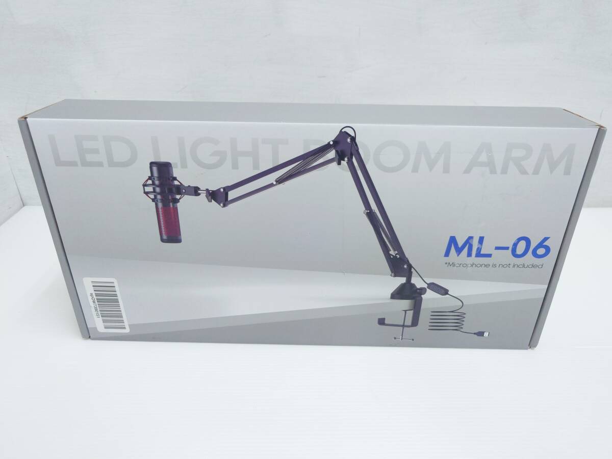 kd47) Cacencan ML-06 マイクアーム LEDライト付き