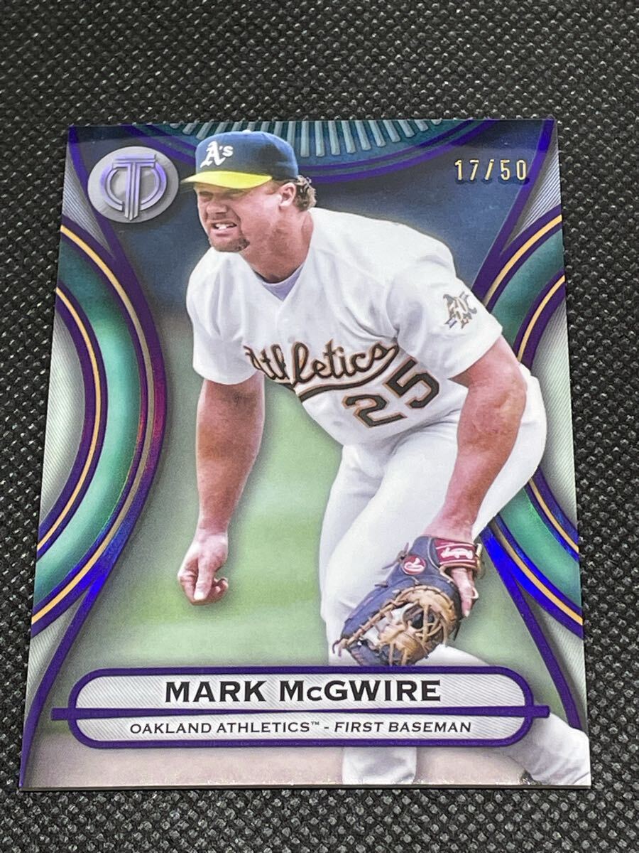 2025 Topps Tribute Purple Parallel #17/50 マーク・マグワイア Mark McGwire