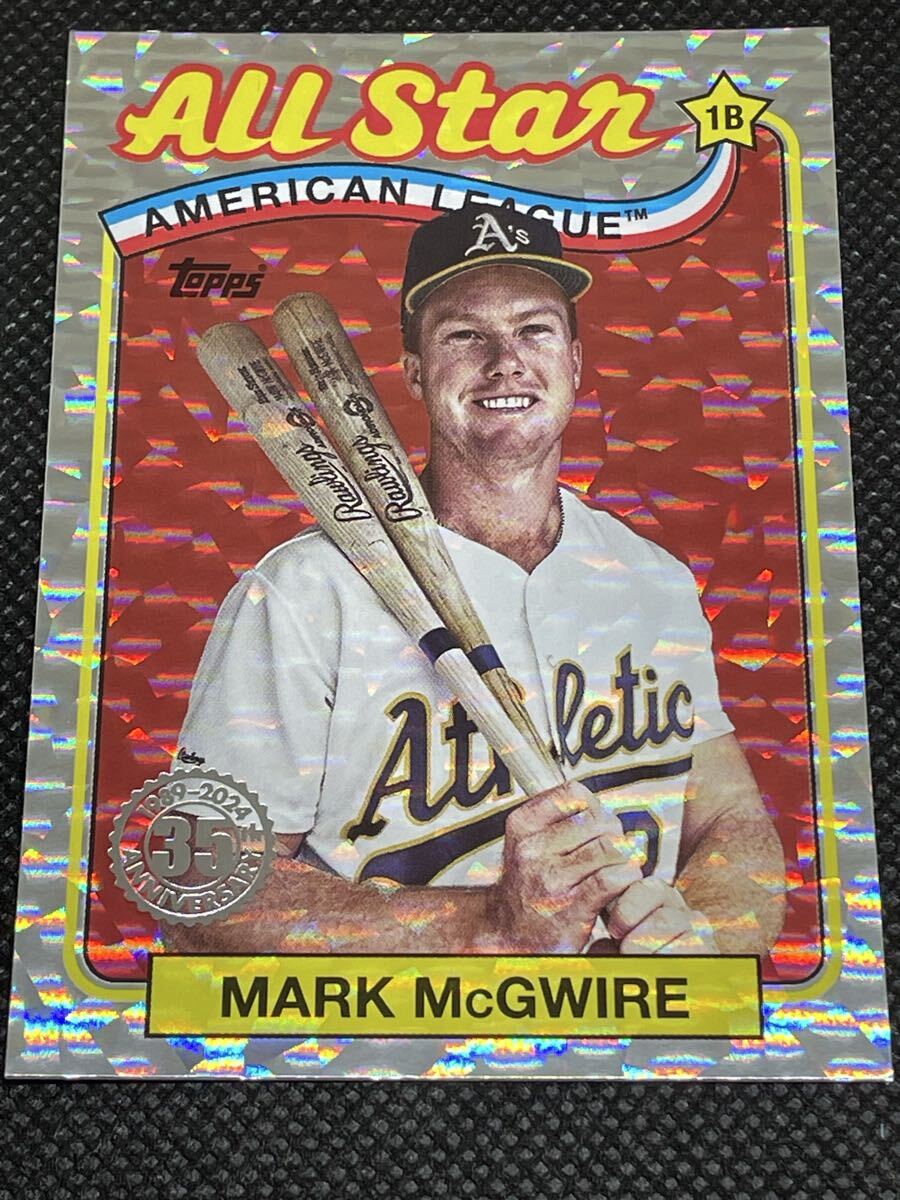 2024 Topps Series 2 Retro Silver Crackle Foil マーク・マグワイア Mark McGwire