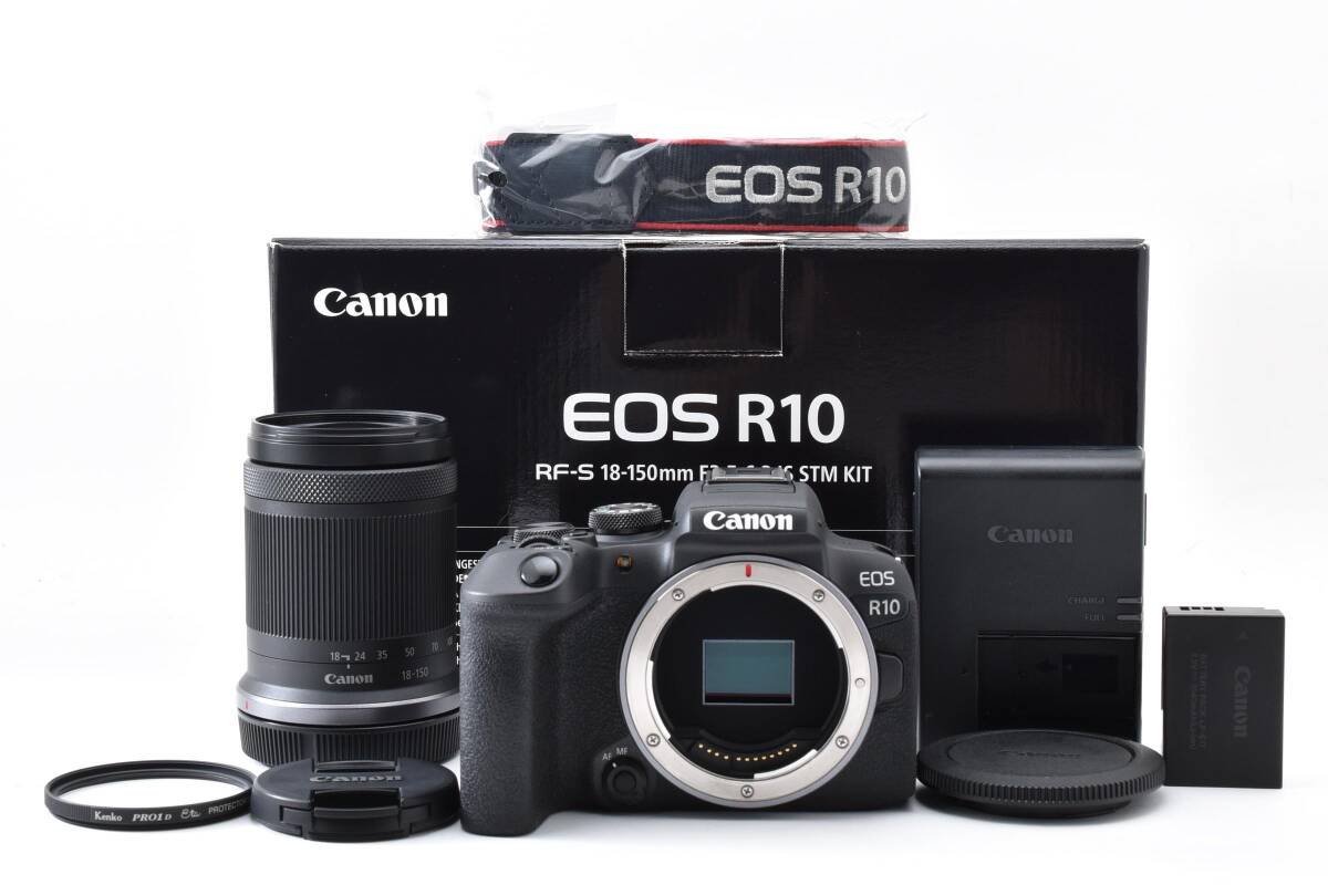 ■13000ショット以下のほぼ新品■ CANON キヤノン EOS R10 レンズキット RF-S18-150 IS #D240