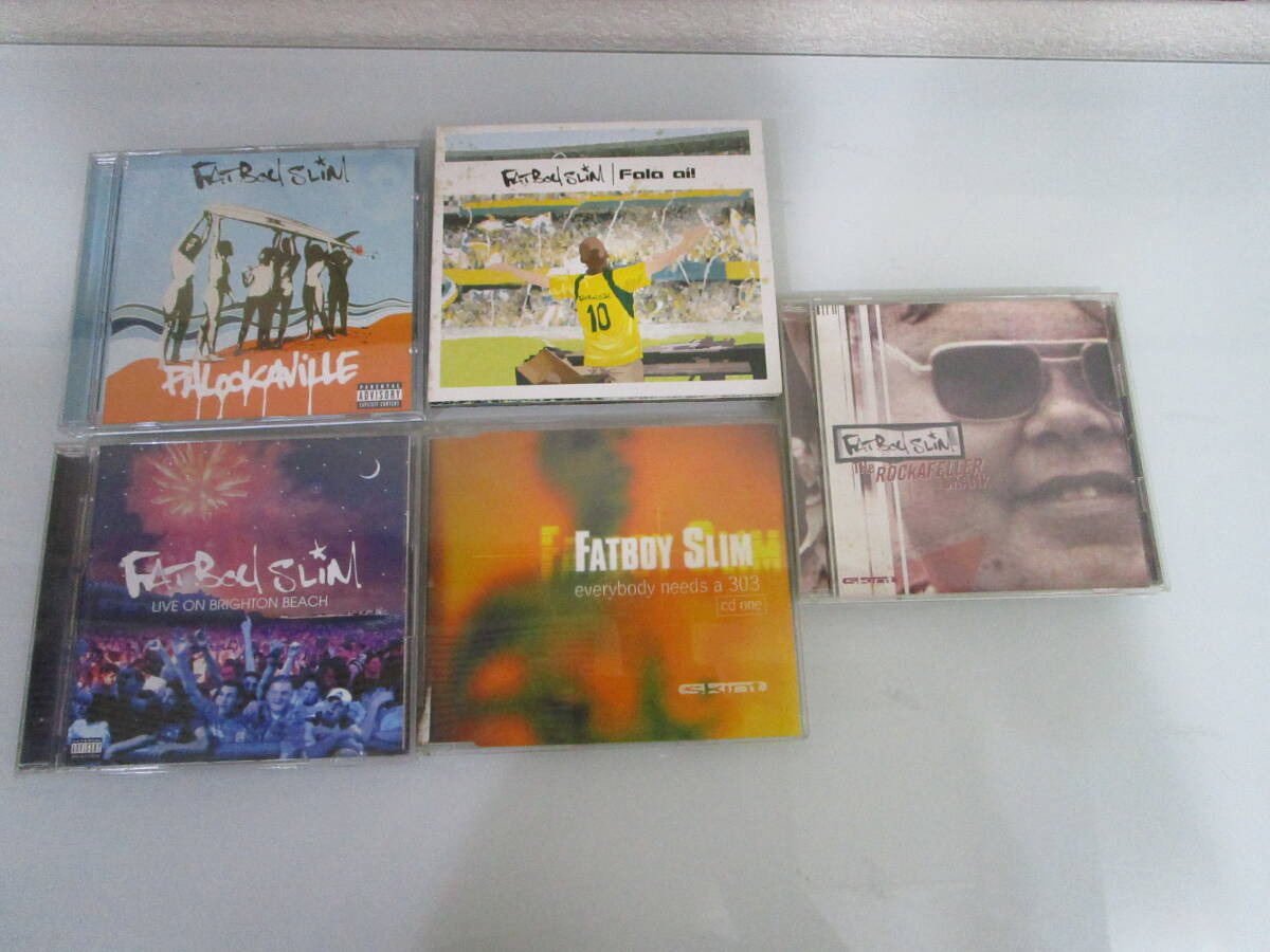 CD 5タイトル FATBOY SLIM ファットボーイスリム everybody needs a 303 Fala ai THE ROCKAFELLER SKANK Palookaville LIVE ON BRIGHTON