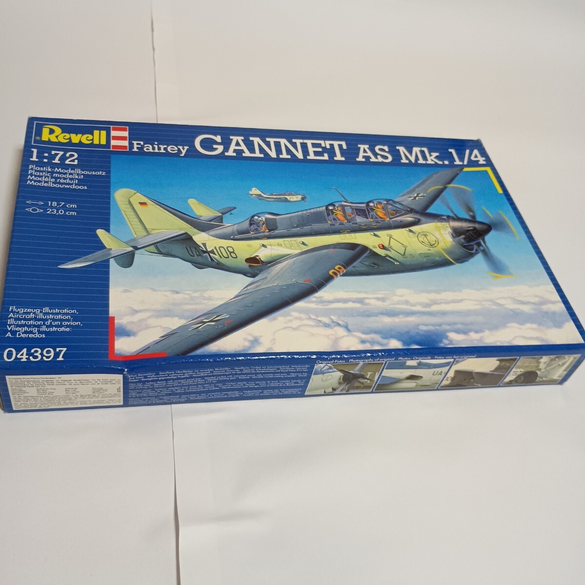 Revell レベル 1/72 Fairey GANNET AS Mk.1/4 プラモデル 04397