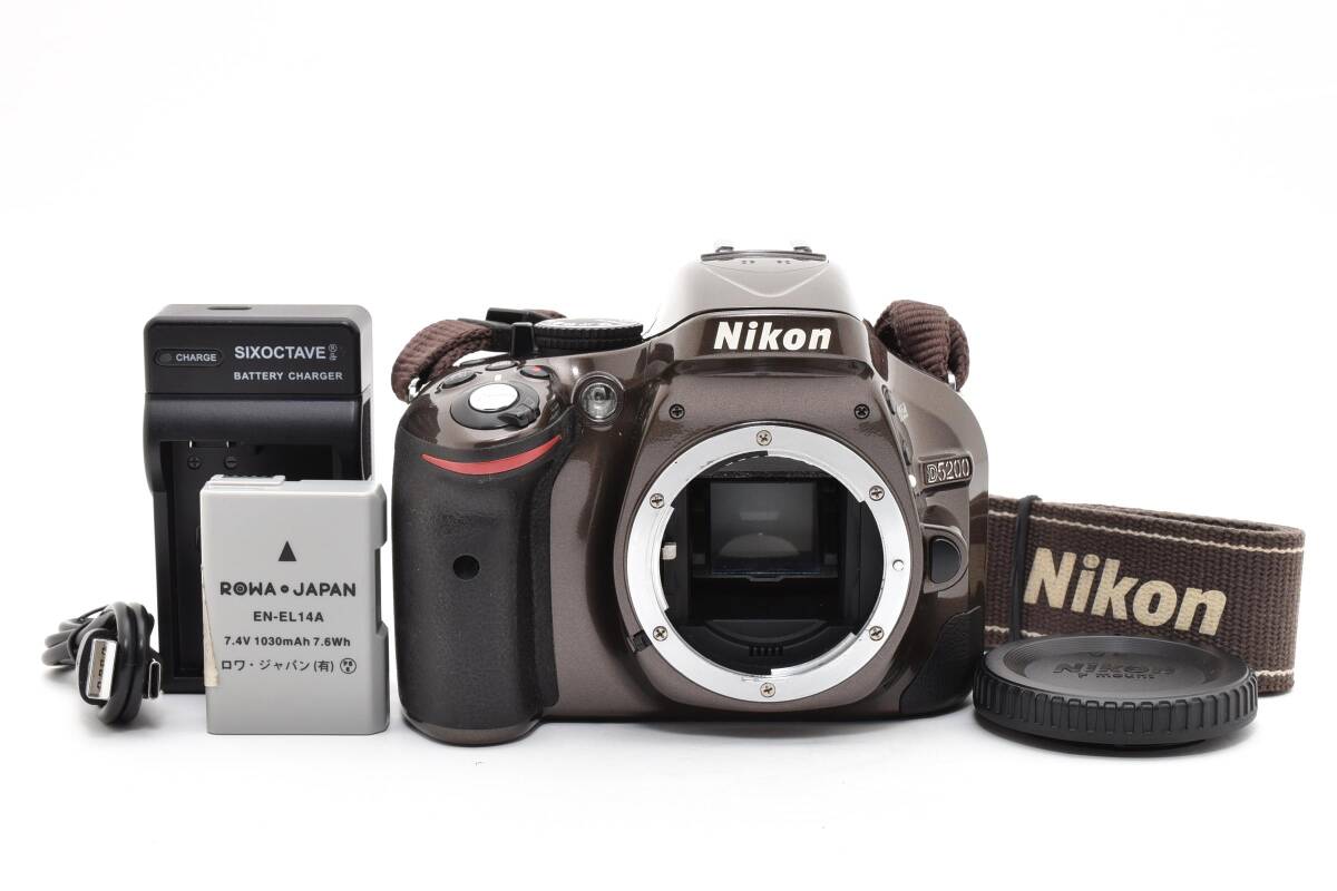 ★良品/シャッター数12021回★ Nikon ニコン D5200 ボディ #6359