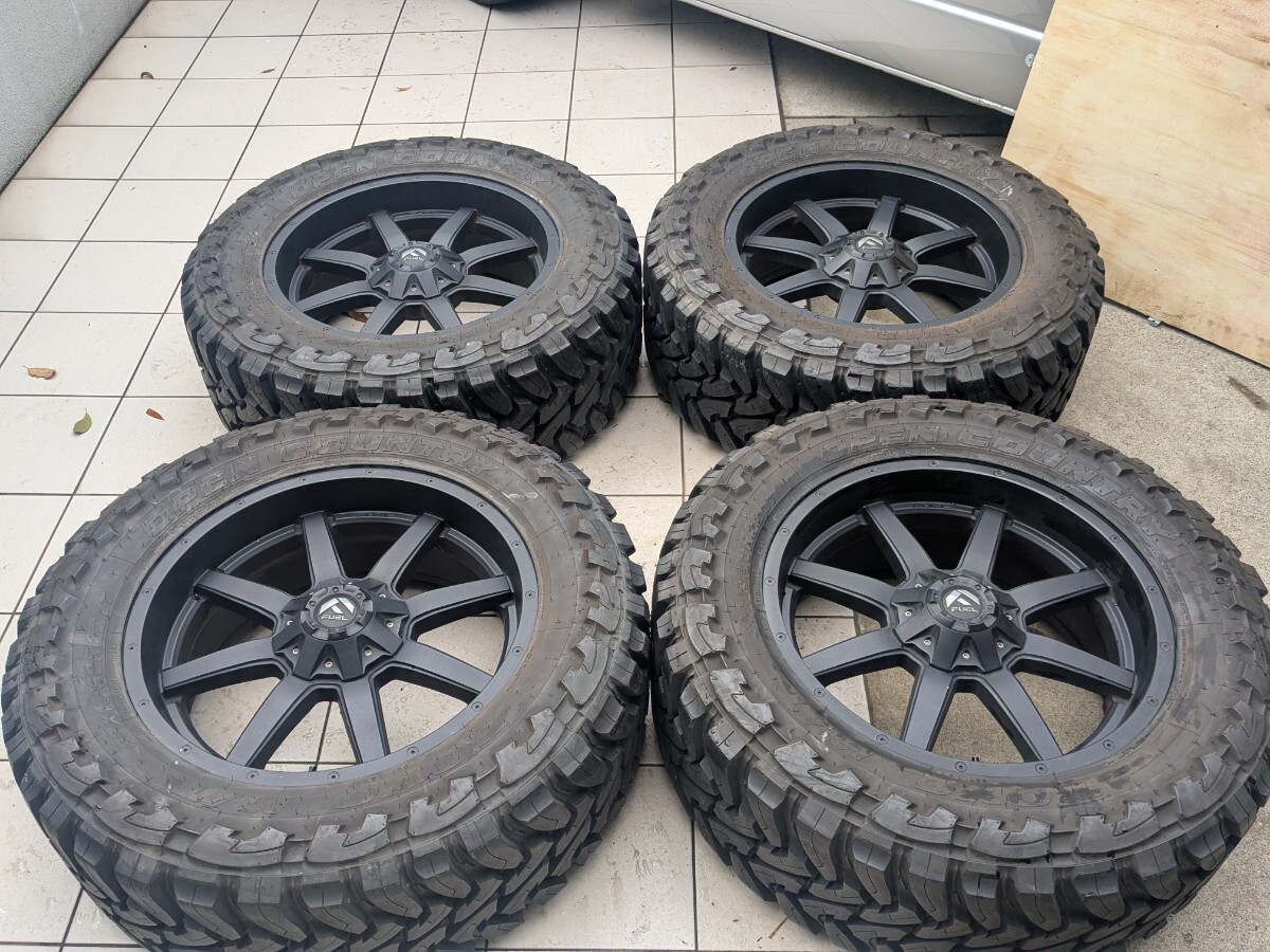 FUEL 22インチ 9.5J+35 6H139.7 37x13.50R22 ランクル プラド ハイラックス サーフ FJクルーザー 
