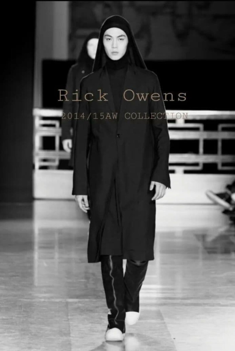 名作　アーカイブ　モデル　2014/15FW　リックオウエンス　チェスターコート　50　52　L　XL　ジャケット　フライト　マストドン