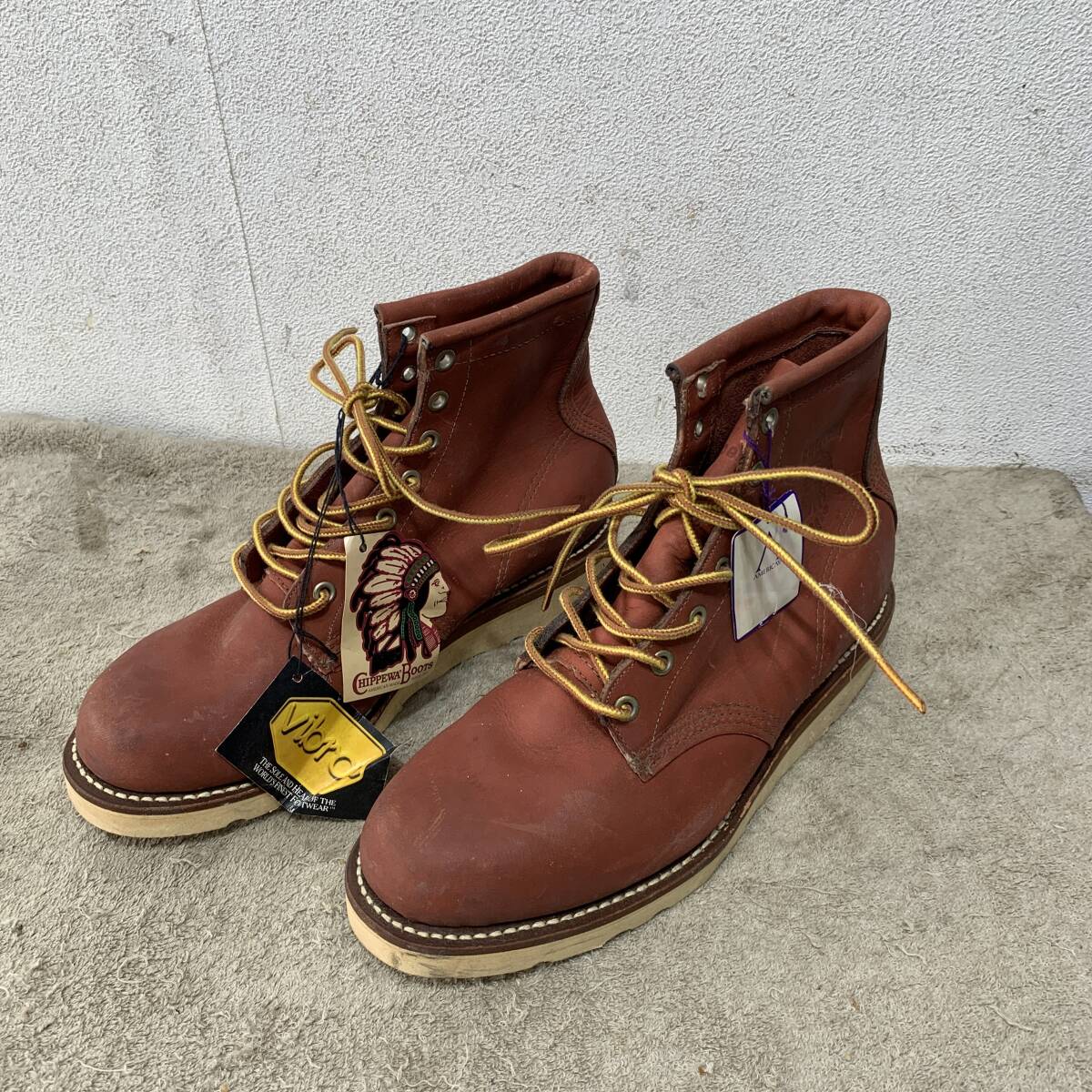 CHIPPEWA　チペア　ワークブーツ　ビブラムソール　25.5㎝　XZ4732