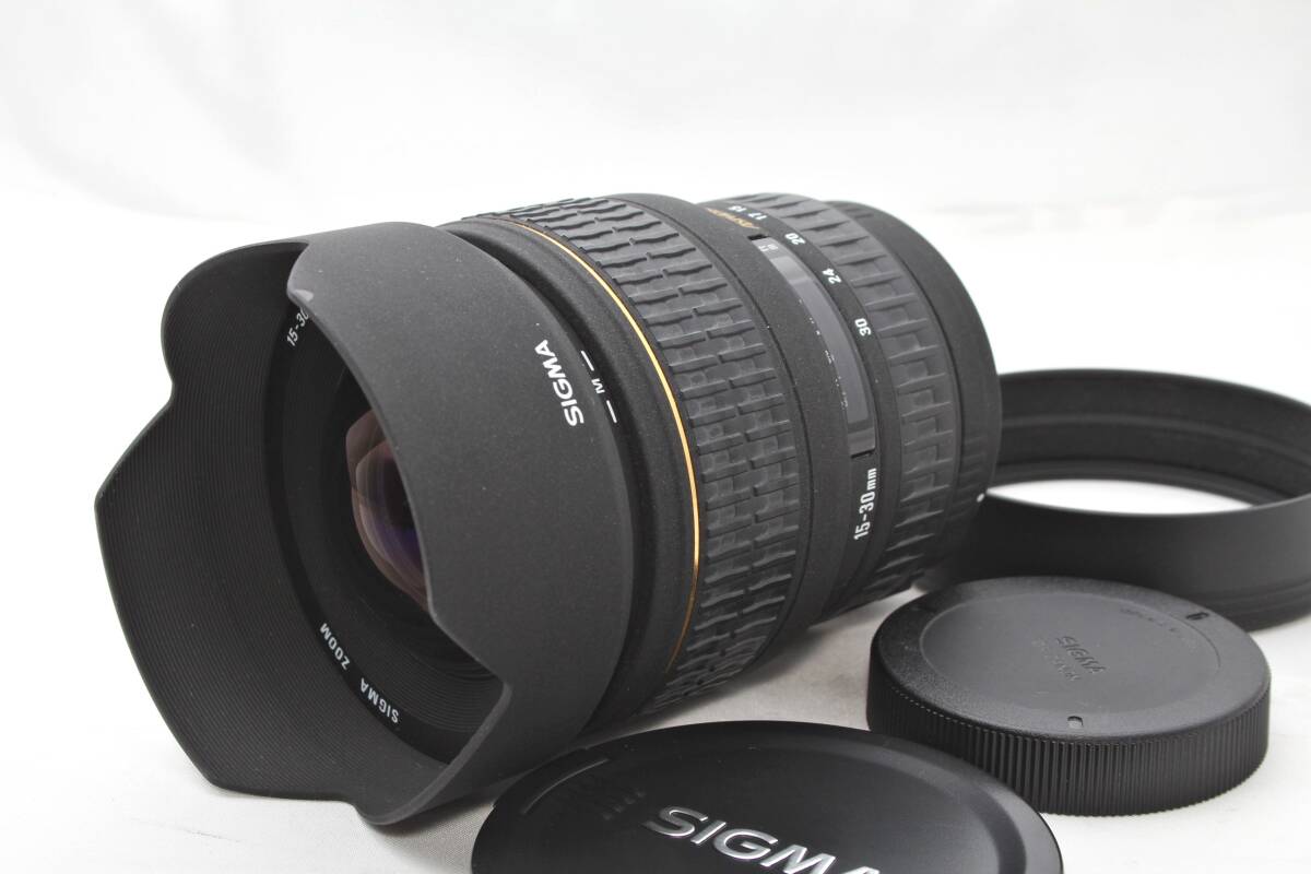 ★【動作○ EFマウント 超おすすめ】 SIGMA 15-30mm F3.5-4.5 EX DG ★ Canon 超広角ズームレンズ