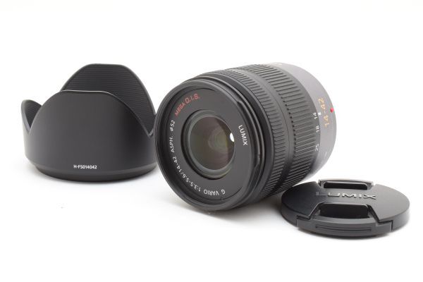★美品★ パナソニック Panasonic LUMIX G X VARIO PZ 14-42mm F3.5-5.6 ASPH. POWER O.I.S. ブラック ★フード付き★ SS1240 #1849