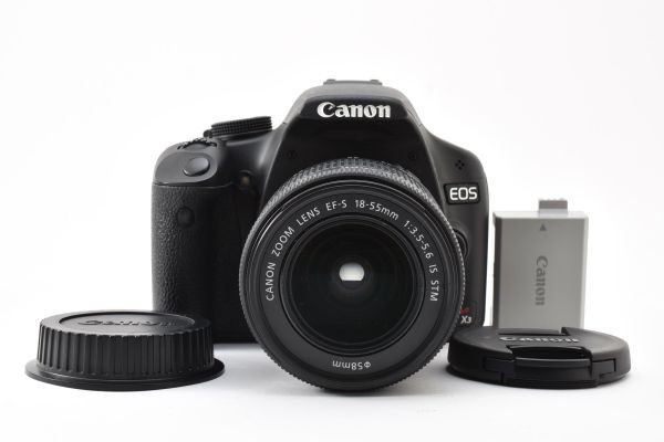 ★美品・ショット数: 6607回★ キヤノン CANON EOS Kiss X3 ＋ EF-S 18-55mm F3.5-5.6 IS sTM SS1266 #1876