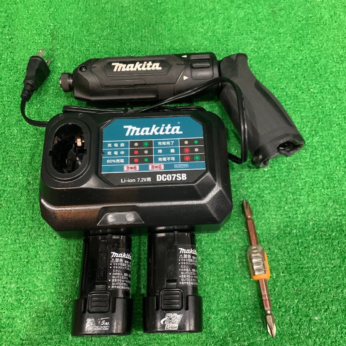★★動作正常★お買い得!!★マキタ TD022D ペン型インパクトドライバ＋バッテリー×2、充電器★★：1