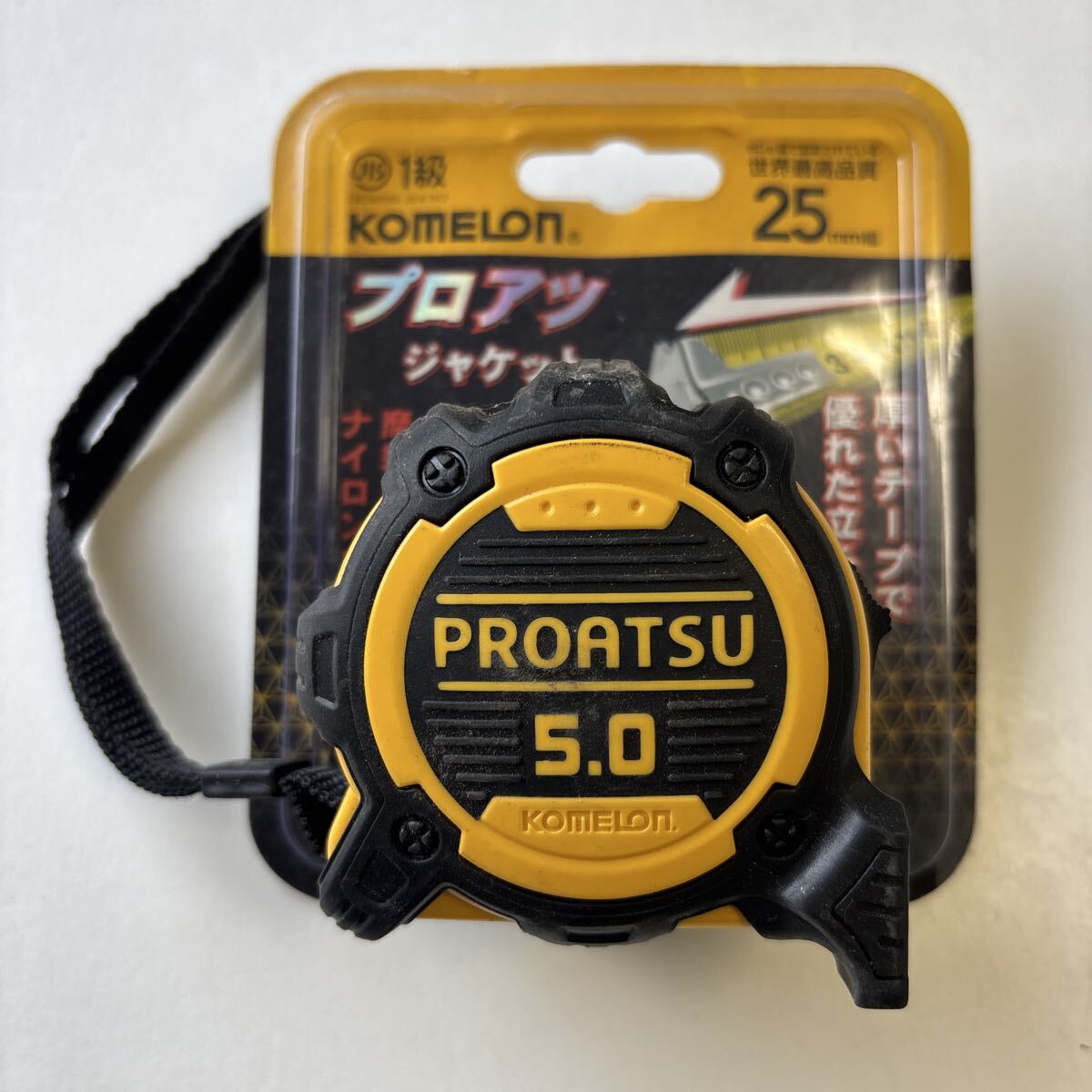 コメロン (Komelon) コンベックス PROATSU JACKET ゴムジャケット付 25mm×5m KMC-31JT KOMELON