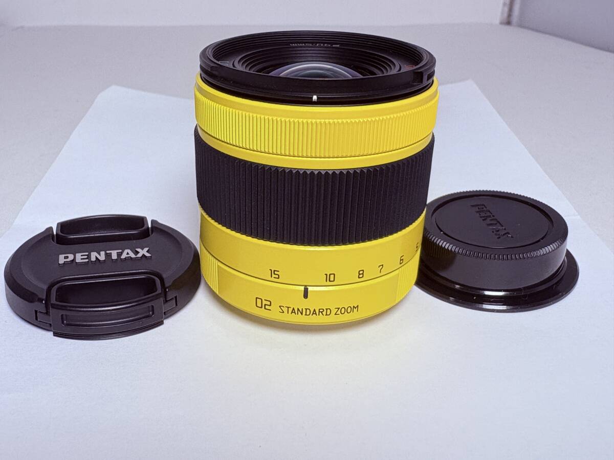 希少なイエロー ペンタックス Q用 5-15mm F2.8-4.5 02 STANDARD ZOOM