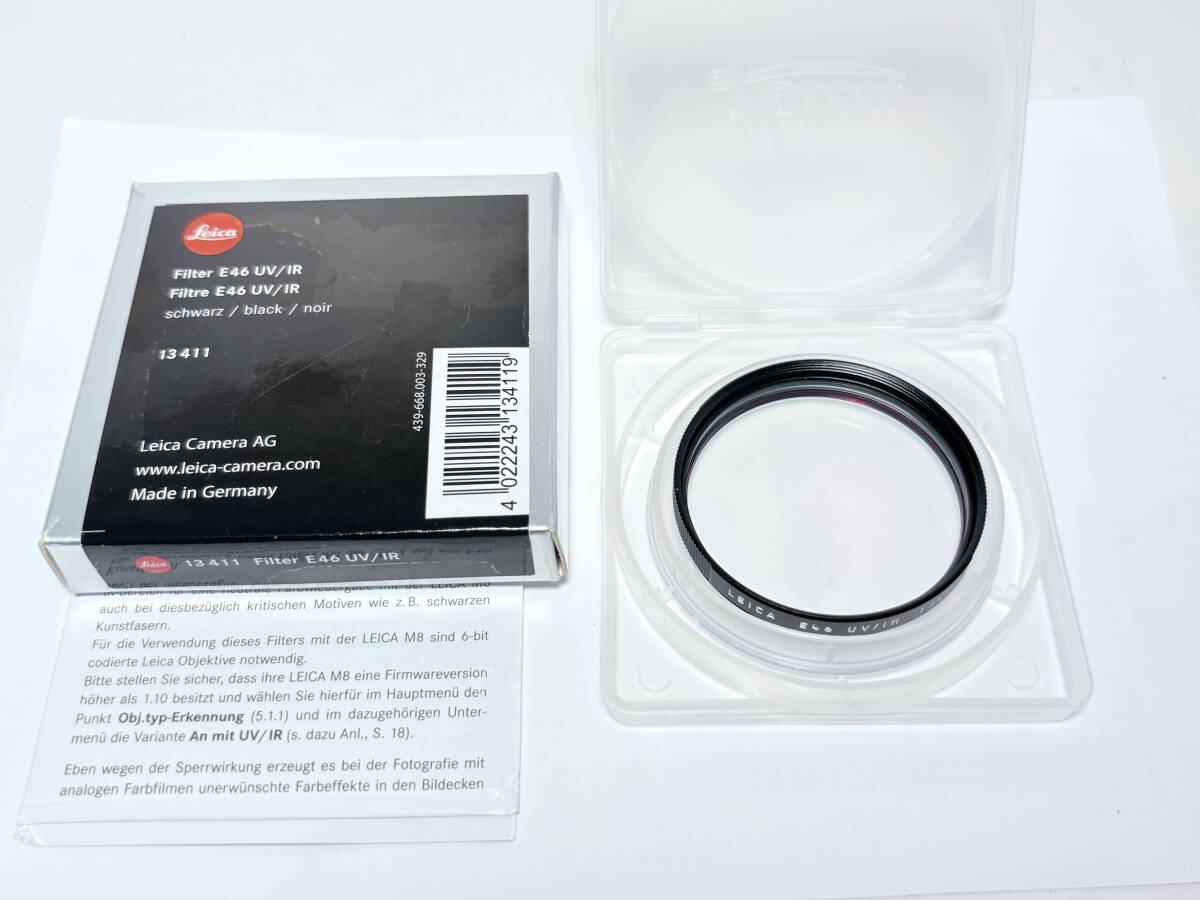 元箱付き 新品級 ライカ 純正 UV IRフィルター E46 13411