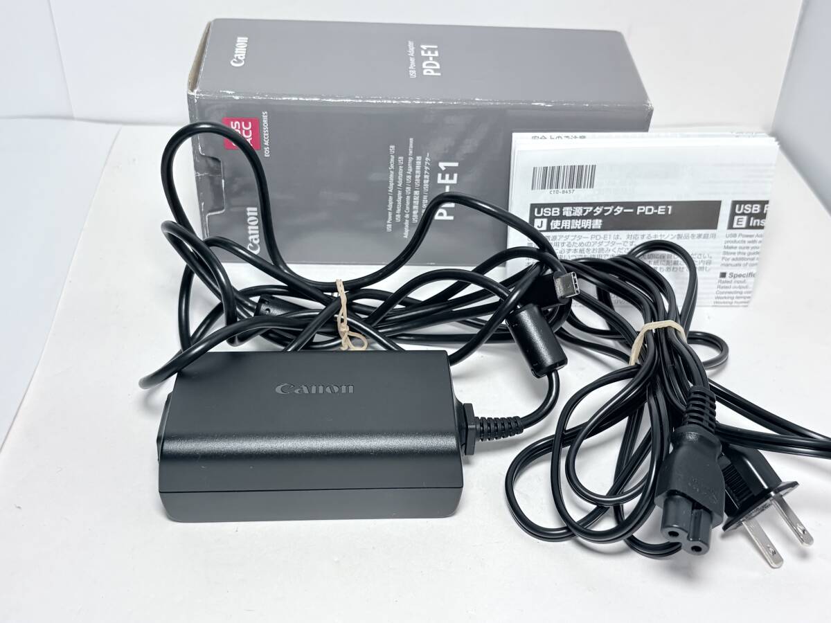 極上品 キヤノン USBパワーアダプターPD-E1