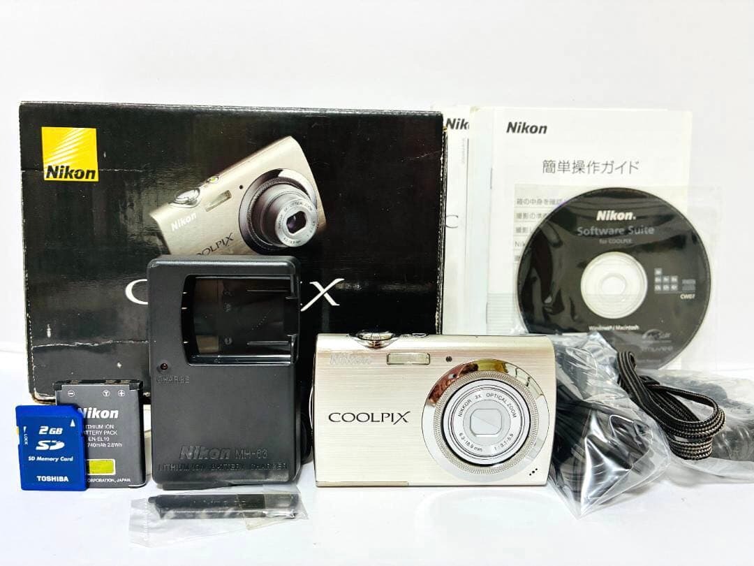 ニコン　Nikon COOLPIX S230 ソリッドシルバー 《動作確認済・付属品完備》#414-15JY26-Y