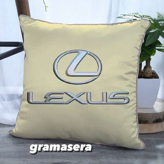 ★希少★ レクサス　LEXUS クッション 高品質　ロゴクッション
