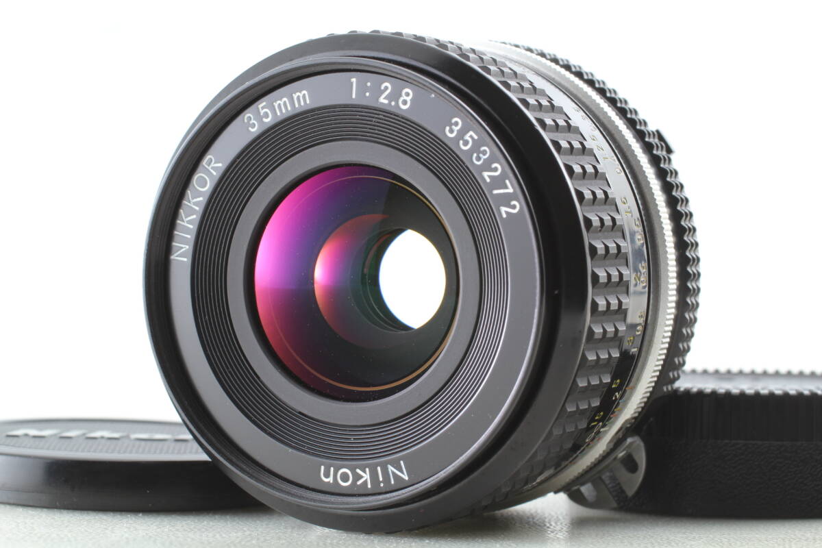 【美品】Nikon Ai NIKKOR 35mm F2.8 広角単焦点レンズ MF Fマウント EF-2261