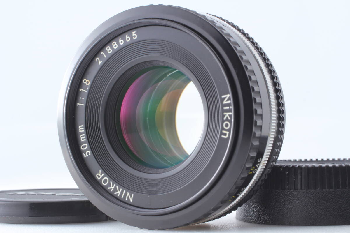 Nikon Ai-S NIKKOR 50mm F1.8 Pancake 薄型単焦点レンズ MF EF-2232