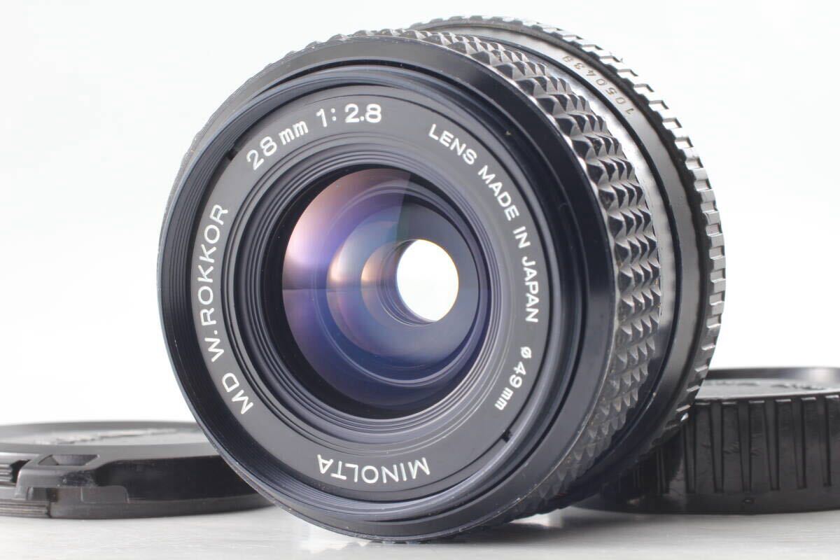 Minolta MD W.Rokkor 28mm F2.8 広角単焦点レンズ MF EF-2254