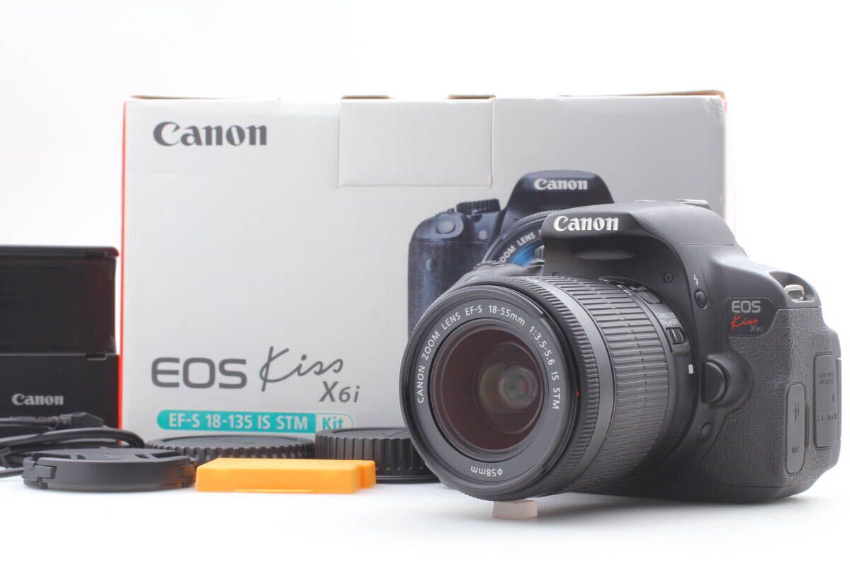【美品・シャッター回数5,857回】Canon EOS Kiss X6i Rebel T4i 650D EF-S 18-55mm IS STM レンズキット EF-2256