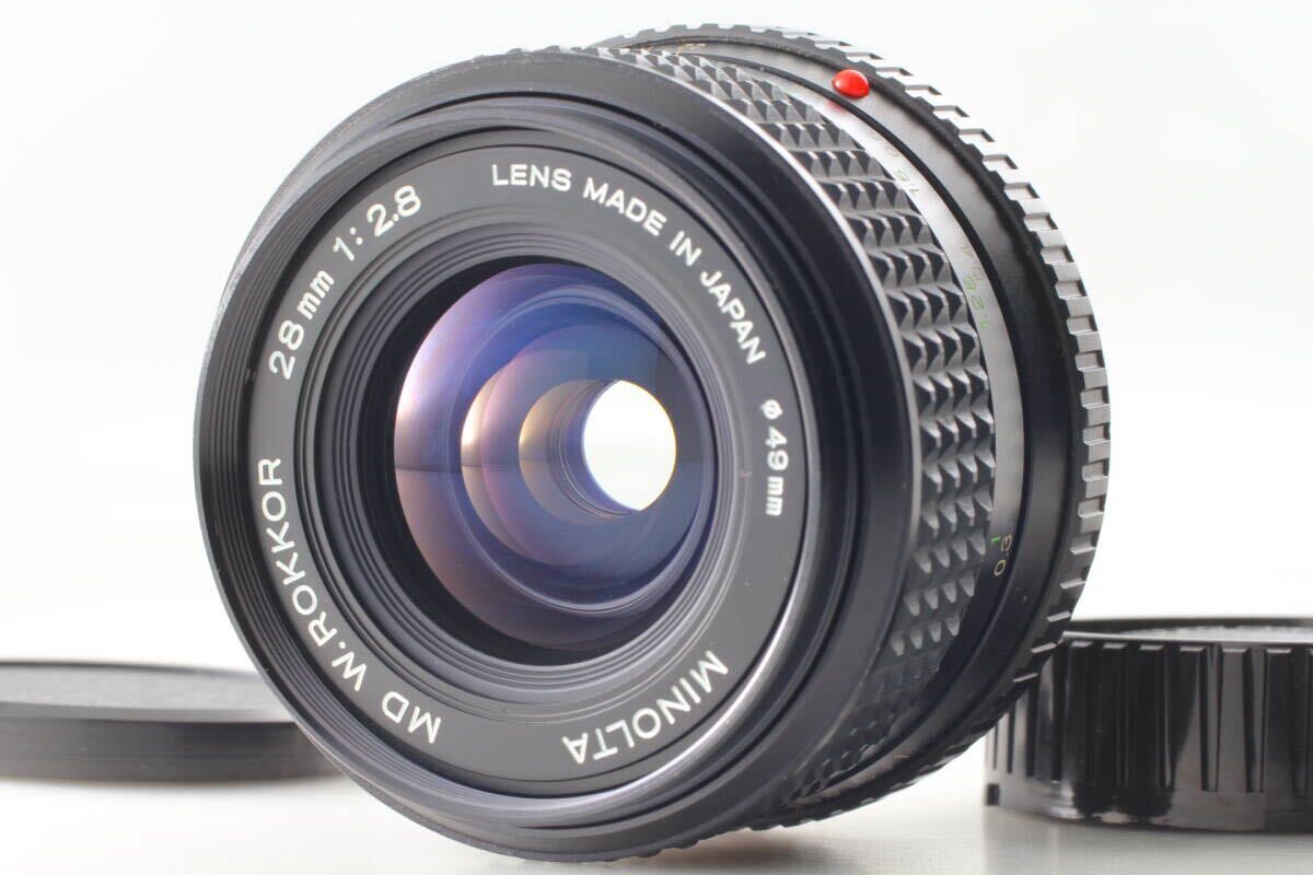 Minolta MD W.Rokkor 28mm F2.8 広角単焦点レンズ MF EF-2266