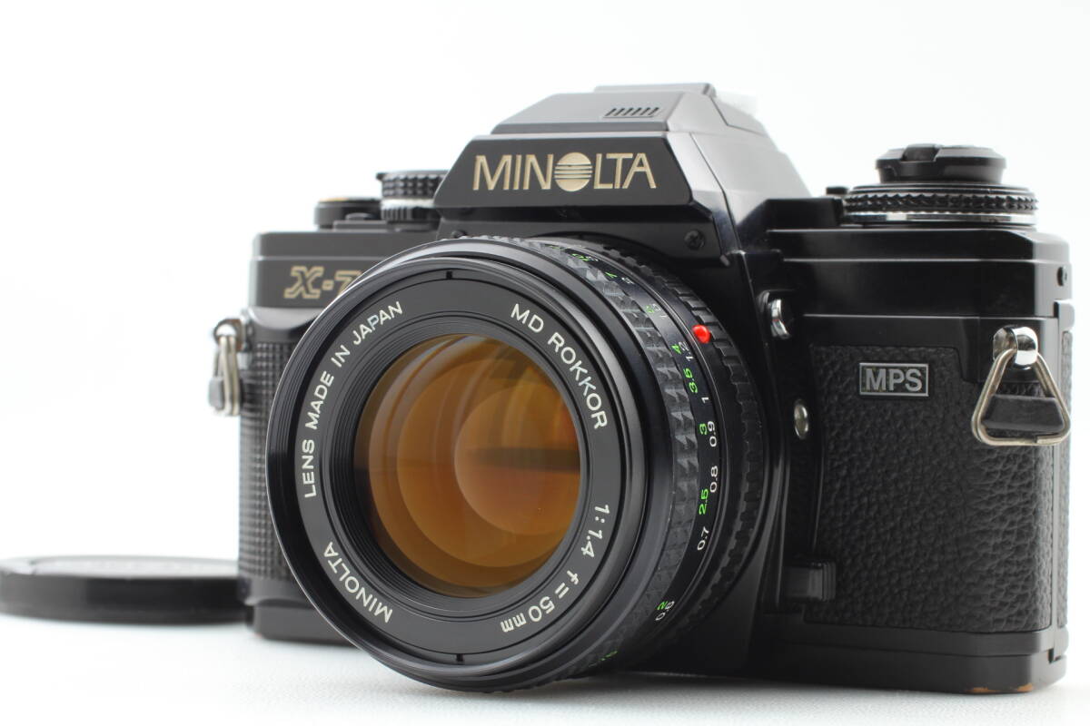 【美品】MINOLTA X-700 MD 50mm F1.4 レンズセット フィルム一眼レフ 動作良好 EF-2288
