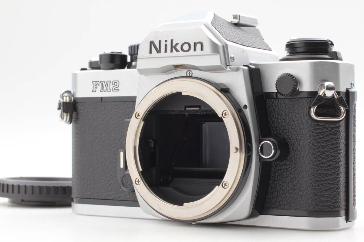 【美品】Nikon New FM2 ボディ 35mmフィルム一眼レフ 動作良好 EF-2319